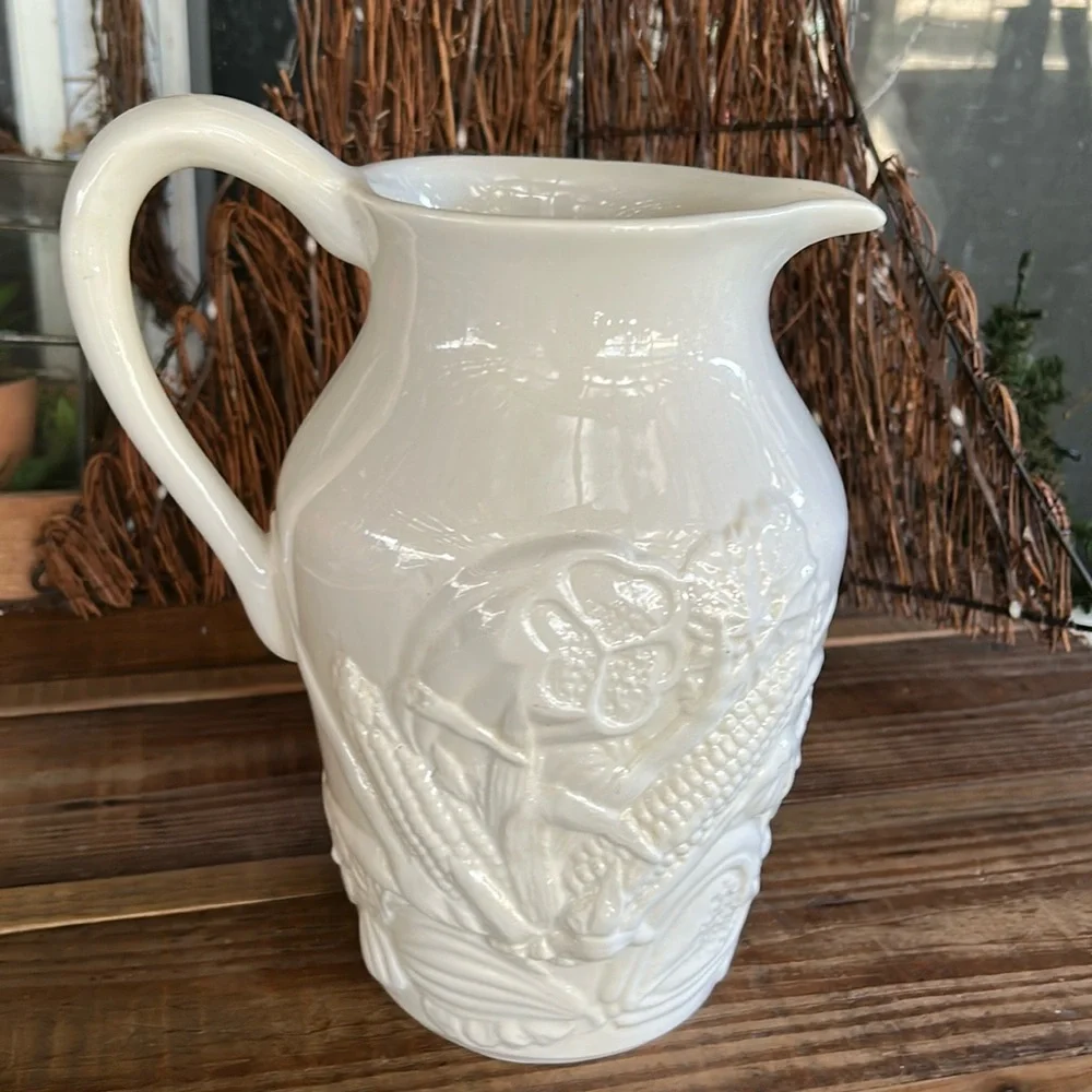 Williams Sonoma Harvest Ceramic Pitcher